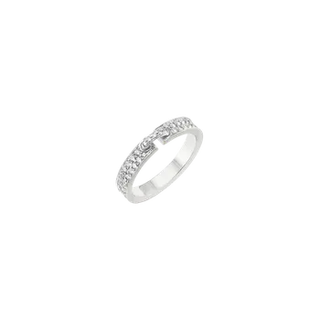 Обручальное кольцо Chaumet из белого золота с бриллиантами