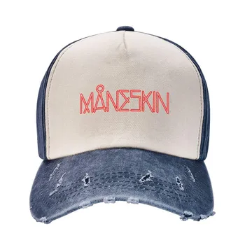 Бейсбольная кепка с неоновым логотипом Maneskin Band, модная потертая солнцезащитная кепка унисекс, женская кепка для бега на открытом воздухе, подарочные кепки для гольфа, шляпа One Size