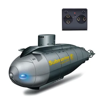 Мини-RC подводная лодка с дистанционным управлением Мини-RC лодка RC гоночная лодка 6CH Подарочная игрушка для детей и мальчиков синий