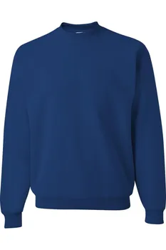 Толстовка JERZEES Super Sweats NuBlend с круглым вырезом, цвет royal