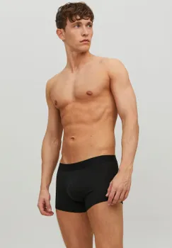 Трусики WAISTBAND TRUNKS 3 PACK Jack & Jones, цвет black