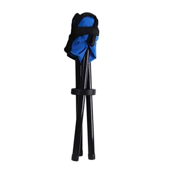 Foldable Tripod Stool Portable Use Height 12in 3 Legs Chair for Hiking Camping Fishing Picnic Beach Tripod Seat Chair зелёный