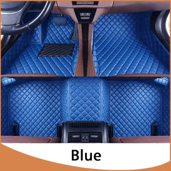 Автомобильные коврики для BMW X5 E70 Seven Seats 2006 2007 2008 2009 2010 2011 2012 2013 Подушечки для ног Ковровое покрытие Интерьер коричневый