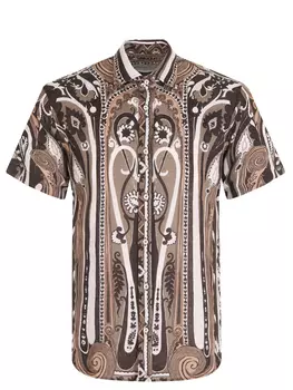 Рубашка льняная Slim Fit ETRO