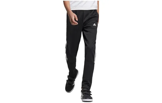 Детские трикотажные спортивные штаны Adidas, черный