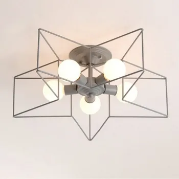 Потолочная люстра детская на штанге Asteri Gray Imperiumloft Asteri01 (178359-26) ImperiumLoft