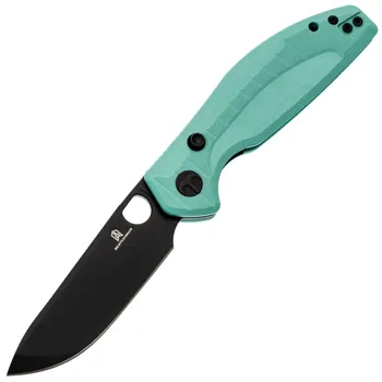 Складной нож Bestech Knives Angry Owl Aqua, сталь D2, рукоять G10