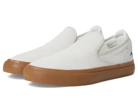 Кроссовки Emerica Wino G6 Slip-On, цвет White/Tan