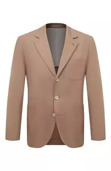 Хлопковый пиджак Brunello Cucinelli