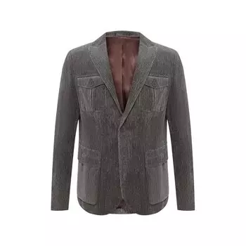 Хлопковый пиджак Giorgio Armani