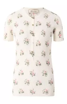Хлопковый пуловер Blumarine