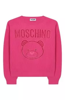 Хлопковый пуловер Moschino