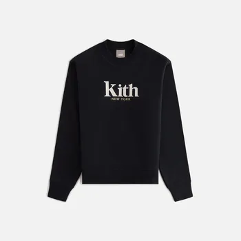 Толстовка Kith Women Asher New York Crewneck, черный
