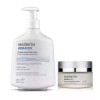 Sesderma - Набор для очищения и увлажнения кожи: крем-пенка 300 мл + крем 50 мл