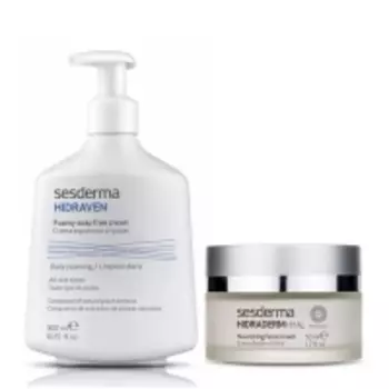 Sesderma - Набор "Базовый уход": крем-пенка 300 мл + крем питательный 30 мл