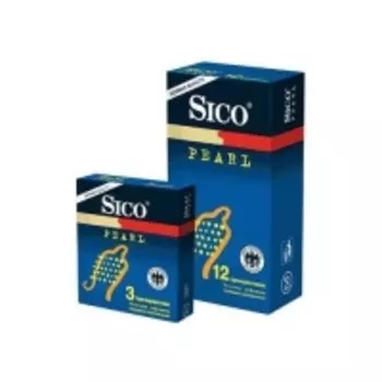 Sico - Презервативы pearl, 3 шт