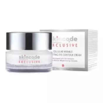 Skincode Exclusive Cellular Wrinkle Prohibiting Eye Contour Cream - Крем клеточный от морщин для век, 15 мл