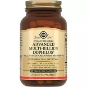 Solgar Advanced Multi-Billon Dophilus - Мультидофилус плюс в капсулах, 60 шт