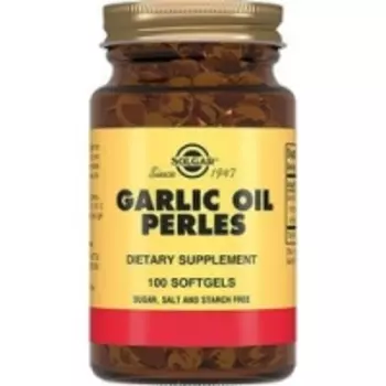 Solgar Garlic Oil Perles - Чесночное масло перлес в капсулах, 100 шт
