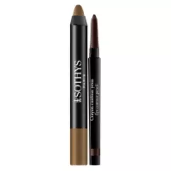 Sothys - Дуэт "Smoky Eyes": Smoky Eye Pencil + Eye Contour Pencil, 30 Хаки и Корица