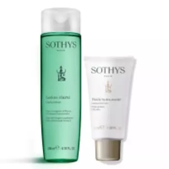Sothys - Набор для жирной кожи с хрупкими капиллярами: тоник 200 мл + флюид 50 мл