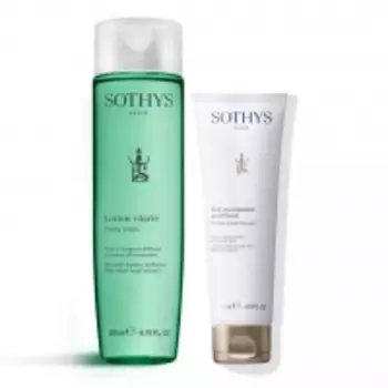 Sothys - Набор "Очищение и увлажнение": гель-мусс 125 мл + тоник 200 мл