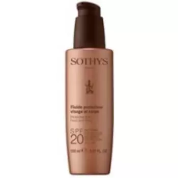 Sothys Protective Fluid Face And Body SPF20 Moderate Protection UVA-UVB - Молочко для лица и тела, 150 мл