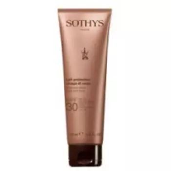 Sothys Protective Lotion Face And Body SPF30 High Protection UVA-UVB - Эмульсия с SPF30 для лица и тела, 125 мл