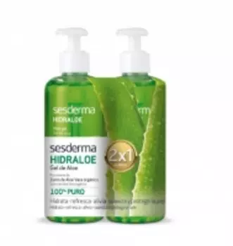 Sesderma Hidraloe - Промонабор: Алоэ гель, 2 x 250 мл