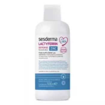 Sesderma Lactyferrin Defense - Питьевая биологически активная добавка цинк, 500 мл