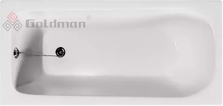 Чугунная ванна 120x70 см Goldman Classic CL12070