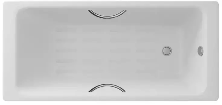 Чугунная ванна 150x70 см Delice Parallel DLR220503R-AS