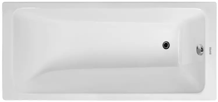 Чугунная ванна 150x70 см Wotte Line 1500x700