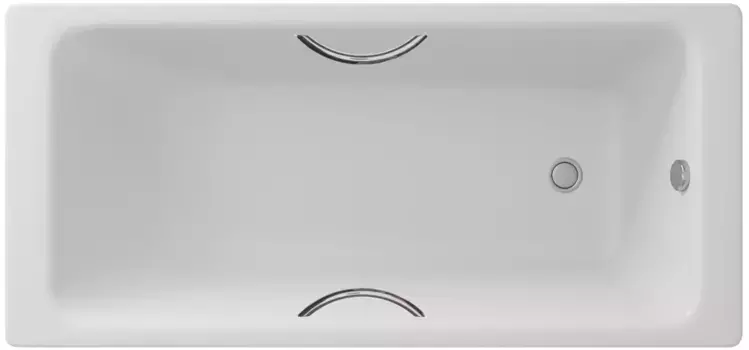 Чугунная ванна 160x70 см Delice Parallel DLR220504R