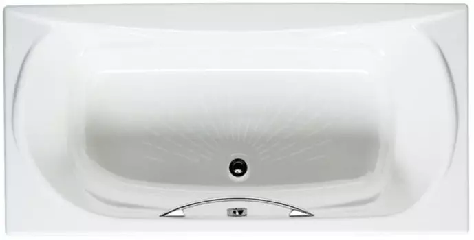 Чугунная ванна 170х85 см с противоскользящим покрытием Roca Akira 2325G000R