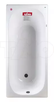 Чугунная ванна 170x75 см без ручек Timo Standard 3V H0000010