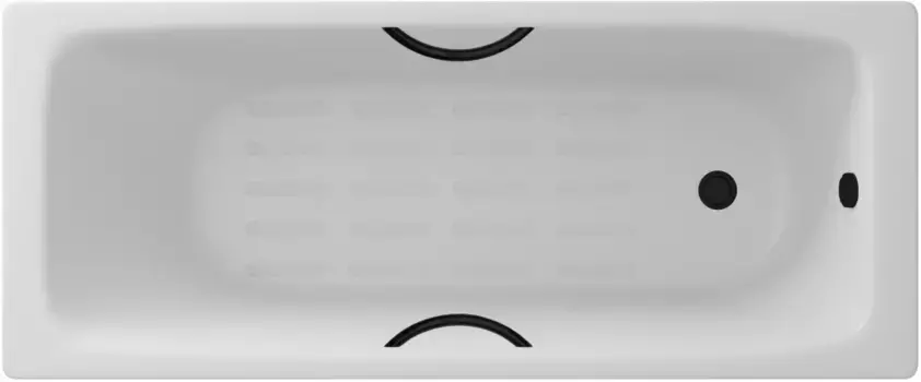 Чугунная ванна 170x75 см Delice Biove DLR220509RB-AS