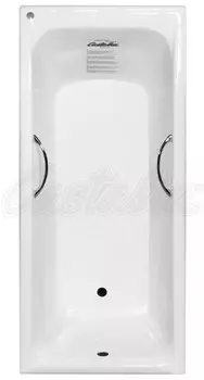 Чугунная ванна 170x75 см с ручками Castalia Prime S2021 Ц0000145