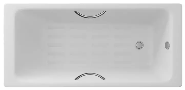 Чугунная ванна 170x80 см Delice Parallel DLR220502R-AS