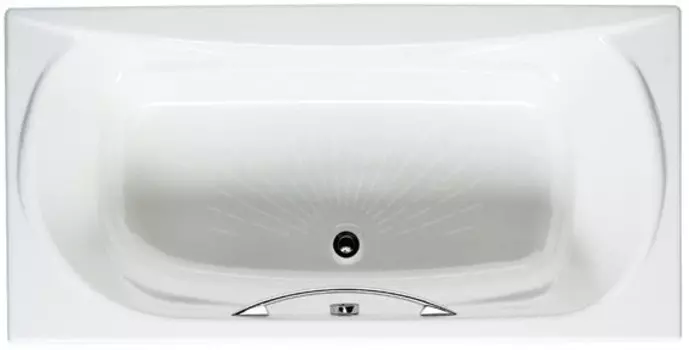 Чугунная ванна 170x85 см с противоскользящим покрытием Roca Akira SET/2325G000R/526804010/150412330