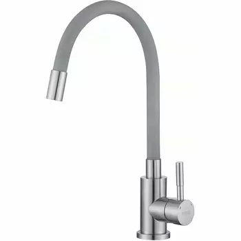 Смеситель для кухонной мойки ESKO K44 G матовый никель
