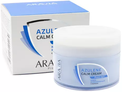 ARAVIA Professional Aravia Professional Крем успокаивающий с азуленом, 200 мл (ARAVIA Professional, Spa Депиляция)