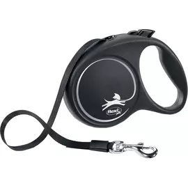 Рулетка FLEXI Black Design M 98034002 лента 5 м черный/серебро