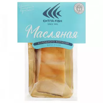 Рыба масляная филе-кусок Extra Fish холодного копчения, 200 г