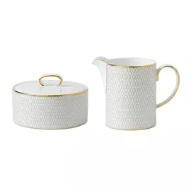 Сахарница и молочник Wedgwood Arris фарфор