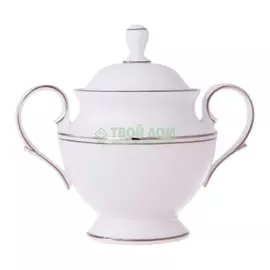 Сахарница Lenox Федерал 13,5 см платиновый кант