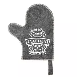 Рукавица для сауны потехи Доктор баня главный
