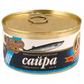 Сайра Капитан Вкусов С добавлением масла 185 г