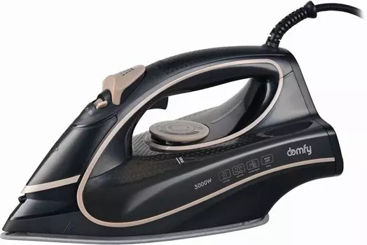 Утюг Domfy DSC-EI901 черный/золотистый