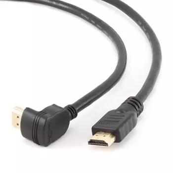 Кабель HDMI(19M)-HDMI(19M) угловой v1.4, 3 м, черный Gembird (CC-HDMI490-10)